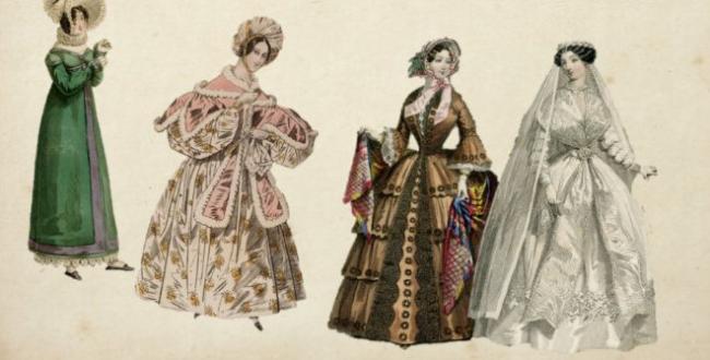 La moda en el Romanticismo. Cambios en la silueta femenina