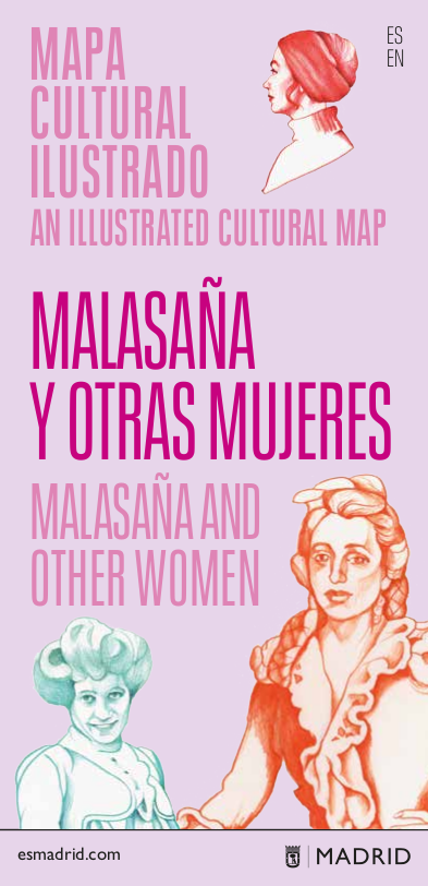 Mapa cultural ilustrado Malasaña y otras mujeres (PDF). Pulsa para descargar.