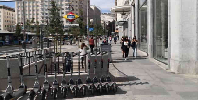Madrid en patinete eléctrico