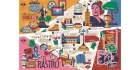 Mapa cultural ilustrado El Rastro (PDF). Ilustraciones: Daniel Diosdado